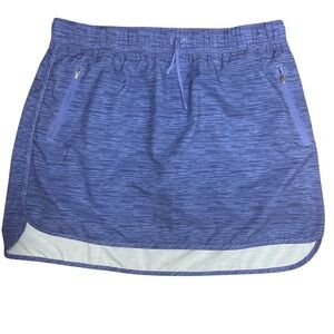 Outdoor Life Heathered Blue Athletic Skort